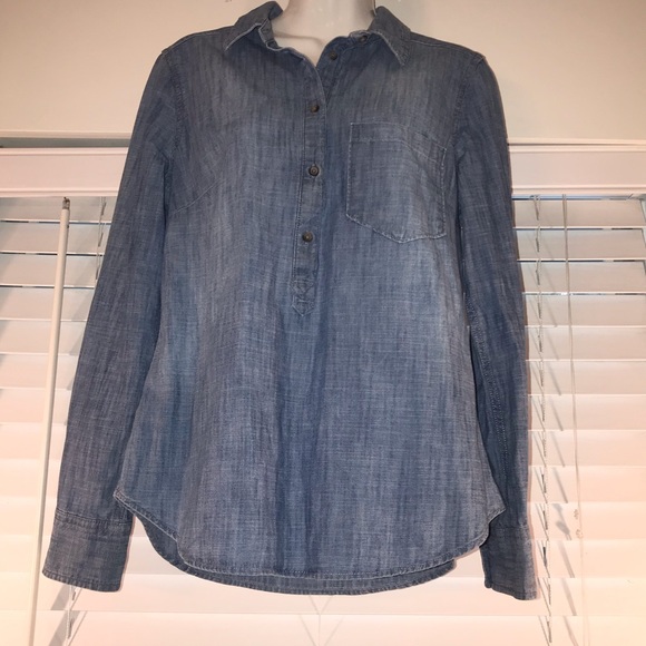 merona denim shirt
